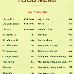Lẩu - Nướng - Hấp